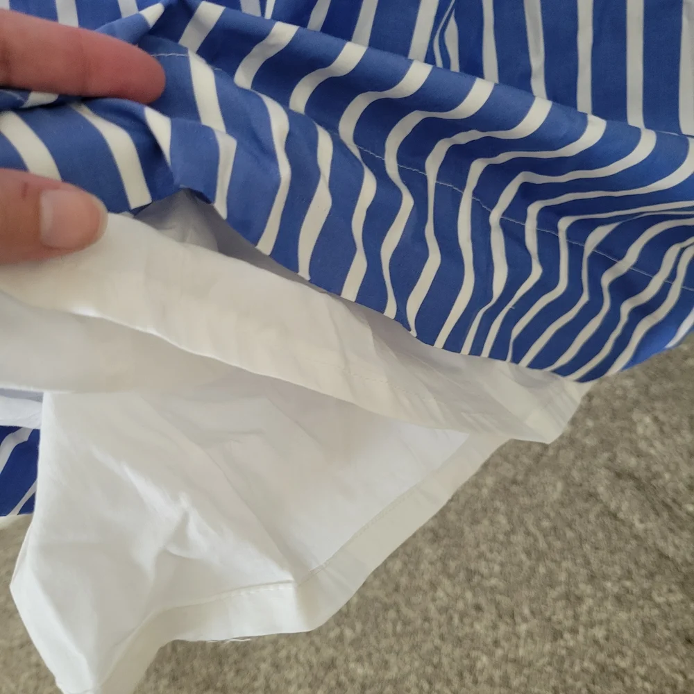J. Crew Blue and White Striped Maxi Dress - Picture 4 of 4